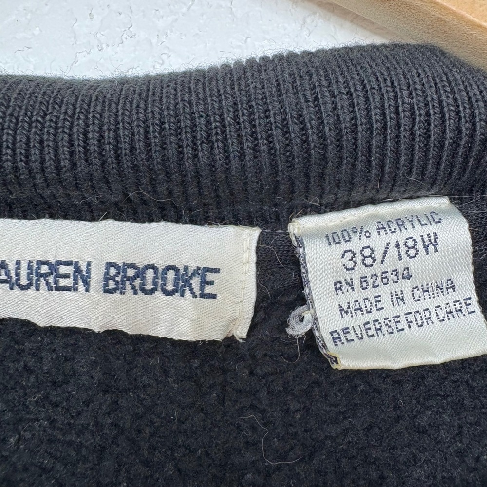 Vintage Lauren Brooke Vintage 90s Dalmatian Print Novelty Sweater Quirky Core - Picture 5 of 6